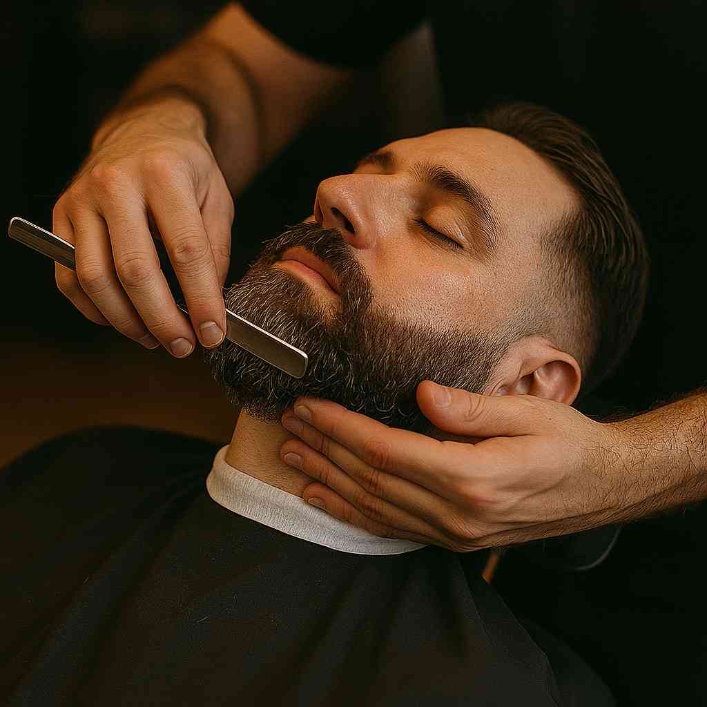 Baard trimmen en contouren bij Barbier Rogier Haarlem