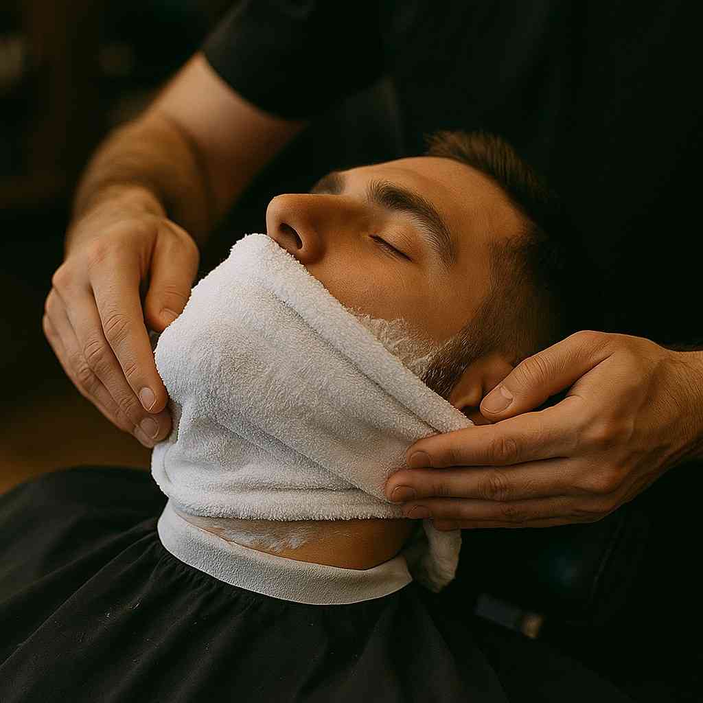 Hot towel shave bij Barbier Rogier Haarlem
